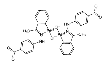 [Pd(C6H4C(CH3)=NNHC6H4-p-NO2)(μ-Cl)]2 CAS:497258-90-9 manufacturer & supplier