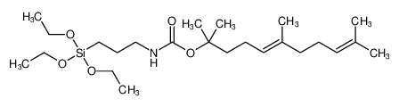 (E)-2,6,10-trimethylundeca-5,9-dien-2-yl (3-(triethoxysilyl)propyl)carbamate CAS:497265-71-1 manufacturer & supplier