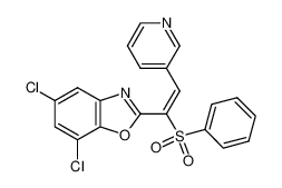 2-(1-benzenesulfonyl-2-pyridin-3-yl-vinyl)-5,7-dichloro-benzooxazole CAS:49743-14-8 manufacturer & supplier