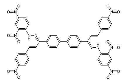 4,4'-bis(1-(2-(2,4-dinitrophenyl)hydrazineylidene)-3-(4-nitrophenyl)allyl)-1,1'-biphenyl CAS:49746-70-5 manufacturer & supplier