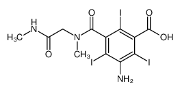 N-(3-carboxy-5-amino-2,4,6-triiodobenzoyl)-sarcosine methylamide CAS:49756-41-4 manufacturer & supplier