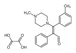 (E)-3-(4-Methyl-piperazin-1-yl)-2-phenyl-3-m-tolyl-propenal; compound with oxalic acid CAS:49766-15-6 manufacturer & supplier