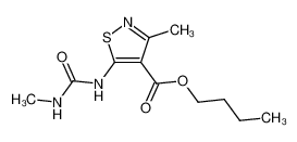 3-methyl-5-(3-methyl-ureido)-isothiazole-4-carboxylic acid butyl ester CAS:49779-38-6 manufacturer & supplier