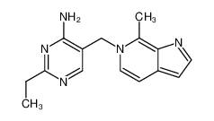 2-ethyl-5-(7-methyl-pyrrolo[2,3-c]pyridin-6-ylmethyl)-pyrimidin-4-ylamine CAS:49779-60-4 manufacturer & supplier