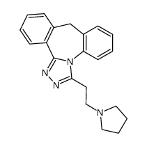 3-(2-pyrrolidin-1-yl-ethyl)-9H-dibenzo[c,f][1,2,4]triazolo[4,3-a]azepine CAS:49781-27-3 manufacturer & supplier