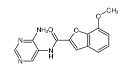 7-Methoxy-benzofuran-2-carboxylic acid (4-amino-pyrimidin-5-yl)-amide CAS:497825-89-5 manufacturer & supplier