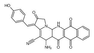 5-Amino-3-[1-(4-hydroxy-phenyl)-meth-(Z)-ylidene]-2,6,7,12-tetraoxo-1,2,3,5,5a,6,7,12,13,13a-decahydro-13,13b-diaza-cyclopenta[a]naphthacene-4-carbonitrile CAS:497833-46-2 manufacturer & supplier