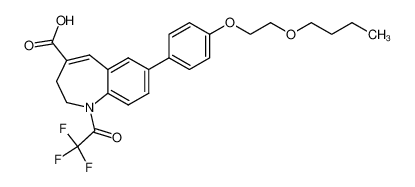 7-[4-(2-butoxyethoxy)phenyl]-1-(trifluoroacetyl)-2,3-dihydro-1H-1-benzazepine-4-carboxylic acid CAS:497851-72-6 manufacturer & supplier