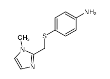 4-{[(1-methyl-1H-imidazol-5-yl)methyl]sulfanyl}aniline CAS:497853-77-7 manufacturer & supplier