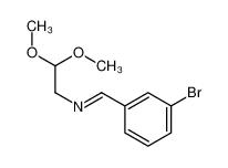 N-[(3-Bromophenyl)methylene]-2,2-dimethoxyethanamine CAS:497863-61-3 manufacturer & supplier