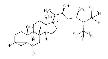 (22S,24R)-[26,27-2H6]22-hydroxy-24-methyl-3α,5-cyclo-5α-cholestan-6-one CAS:497924-53-5 manufacturer & supplier