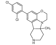 5-(2,4-dichlorophenyl)-10a-methyl-1,2,6b,7,8,9,10,10a-octahydro[1,4]oxazino[2,3,4-hi]pyrido[4,3-b]indole CAS:497955-93-8 manufacturer & supplier