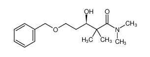 Pentanamide, 3-hydroxy-N,N,2,2-tetramethyl-5-(phenylmethoxy)-, (3R)- CAS:497956-89-5 manufacturer & supplier