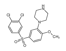 1-[5-(3,4-dichloro-benzenesulfonyl)-2-methoxy-phenyl]-piperazine CAS:497957-13-8 manufacturer & supplier