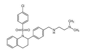 N1-(4-(1-((4-chlorophenyl)sulfonyl)-1,2,3,4-tetrahydroquinolin-2-yl)benzyl)-N2,N2-dimethylethane-1,2-diamine CAS:497958-96-0 manufacturer & supplier