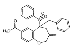 1-(5-benzenesulfonyl-5-benzyl-3-methylene-2,3,4,5-tetrahydrobenzo[b]oxepin-7-yl)ethanone CAS:497960-45-9 manufacturer & supplier