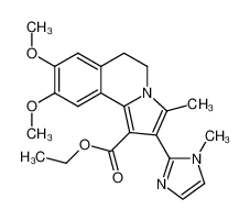 ethyl 8,9-dimethoxy-3-methyl-2-(1-methyl-1H-imidazol-2-yl)-5,6-dihydropyrrolo[2,1-a]isoquinoline-1-carboxylate CAS:497961-91-8 manufacturer & supplier