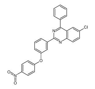 6-chloro-2-[3-(4-nitrophenoxy)phenyl]-4-phenylquinazoline CAS:49797-13-9 manufacturer & supplier