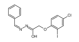 N-(benzylideneamino)-2-(4-chloro-2-iodophenoxy)acetamide CAS:4981-71-9 manufacturer & supplier