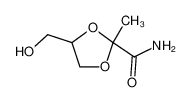 4-hydroxymethyl-2-methyl-[1,3]dioxolane-2-carboxylic acid amide CAS:49823-53-2 manufacturer & supplier