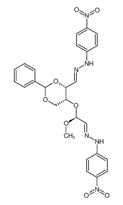 2,4-O-Benzyliden-3-O-(1-α-methoxy-2-oxo-ethyl)-D-threose-bis-p-nitrophenylhydrazon CAS:4983-70-4 manufacturer & supplier