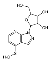 2-(hydroxymethyl)-5-(4-methylsulfanylpyrazolo[3,4-b]pyridin-1-yl)oxolane-3,4-diol CAS:49834-65-3 manufacturer & supplier