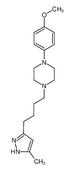 1-(4-methoxy-phenyl)-4-[4-(5-methyl-1(2)H-pyrazol-3-yl)-butyl]-piperazine CAS:49846-49-3 manufacturer & supplier