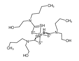 iron(III) tris-N-butyl-N'-hydroxyethyldithiocarbamate CAS:498527-74-5 manufacturer & supplier