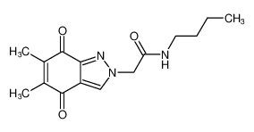 2H-Indazole-2-acetamide, N-butyl-4,7-dihydro-5,6-dimethyl-4,7-dioxo- CAS:498548-04-2 manufacturer & supplier