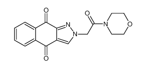 Morpholine, 4-[(4,9-dihydro-4,9-dioxo-2H-benz[f]indazol-2-yl)acetyl]- CAS:498548-07-5 manufacturer & supplier