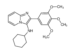 N-cyclohexyl-2-(3,4,5-trimethoxyphenyl)imidazo[1,2-a]pyridin-3-amine CAS:498548-84-8 manufacturer & supplier