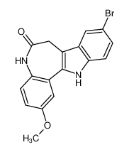 9-Bromo-2-methoxy-5,12-dihydro-7H-benzo[2,3]azepino[4,5-b]indol-6-one CAS:498557-46-3 manufacturer & supplier