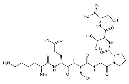 L-Serine, L-lysyl-L-glutaminyl-L-serylglycyl-L-prolyl-L-valyl- CAS:498566-77-1 manufacturer & supplier