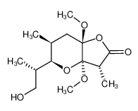 (3R,3aR,5R,6S,7aS)-5-((S)-2-Hydroxy-1-methyl-ethyl)-3a,7a-dimethoxy-3,6-dimethyl-hexahydro-furo[3,2-b]pyran-2-one CAS:498579-76-3 manufacturer & supplier