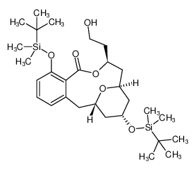 (3S,5S,7R,9S)-7,14-bis((tert-butyldimethylsilyl)oxy)-3-(2-hydroxyethyl)-3,4,5,6,7,8,9,10-octahydro-1H-5,9-epoxybenzo[c][1]oxacyclododecin-1-one CAS:498580-06-6 manufacturer & supplier