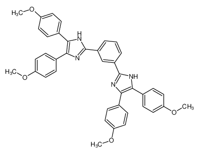 1H-Imidazole, 2,2'-(1,3-phenylene)bis[4,5-bis(4-methoxyphenyl)- CAS:498582-46-0 manufacturer & supplier