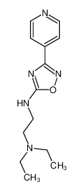 N,N-diethyl-N'-(3-pyridin-4-yl-[1,2,4]oxadiazol-5-yl)-ethane-1,2-diamine CAS:49867-51-8 manufacturer & supplier