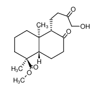 (1S,4aR,5S,8aS)-5-(4-Hydroxy-3-oxo-butyl)-1,4a-dimethyl-6-oxo-decahydro-naphthalene-1-carboxylic acid methyl ester CAS:4988-20-9 manufacturer & supplier