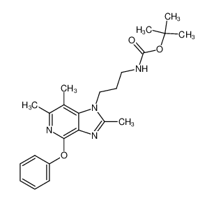 tert-butyl 3-(2,6,7-trimethyl-4-phenoxy-1H-imidazo[4,5-c]pyridin-1-yl)propylcarbamate CAS:499127-17-2 manufacturer & supplier