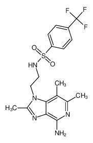 N-(2-(4-amino-2,6,7-trimethyl-1H-imidazo[4,5-c]pyridin-1-yl)ethyl)-4-(trifluoromethyl)benzenesulfonamide CAS:499128-33-5 manufacturer & supplier