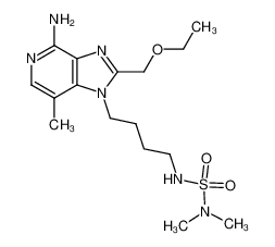 N'-[4-(4-amino-2-ethoxymethyl-7-methyl-1H-imidazo[4,5-c]pyridin-1-yl)butyl]-N,N-dimethylsulfamide CAS:499128-65-3 manufacturer & supplier