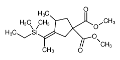 dimethyl (Z)-3-(1-(ethyldimethylsilyl)ethylidene)-4-methylcyclopentane-1,1-dicarboxylate CAS:499128-94-8 manufacturer & supplier