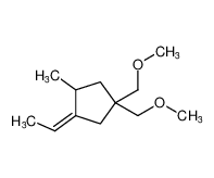 Cyclopentane, 3-ethylidene-1,1-bis(methoxymethyl)-4-methyl-, (3Z)- CAS:499129-01-0 manufacturer & supplier