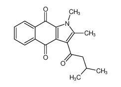 1H-Benz[f]indole-4,9-dione, 1,2-dimethyl-3-(3-methyl-1-oxobutyl)- CAS:499135-19-2 manufacturer & supplier