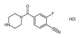 2-fluoro-4-(piperazine-1-carbonyl)benzonitrile hydrochloride CAS:499137-77-8 manufacturer & supplier