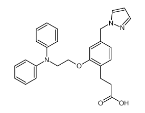 3-(2-(2-(N,N-diphenylamino)ethoxy)-4-(pyrazol-1-ylmethyl)phenyl)propanoic acid CAS:499145-37-8 manufacturer & supplier