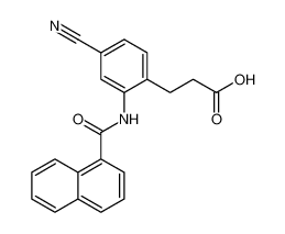 Benzenepropanoic acid, 4-cyano-2-[(1-naphthalenylcarbonyl)amino]- CAS:499151-63-2 manufacturer & supplier