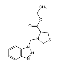 ethyl (4R)-3-(1H-1,2,3-benzotriazol-1-ylmethyl)-1,3-thiazolane-4-carboxylate CAS:499206-62-1 manufacturer & supplier