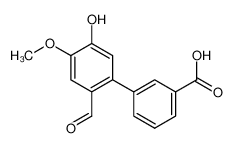 2'-Formyl-5'-hydroxy-4'-methoxy-biphenyl-3-carboxylic acid CAS:499216-82-9 manufacturer & supplier