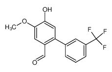 5-Hydroxy-4-methoxy-3'-trifluoromethyl-biphenyl-2-carbaldehyde CAS:499217-59-3 manufacturer & supplier